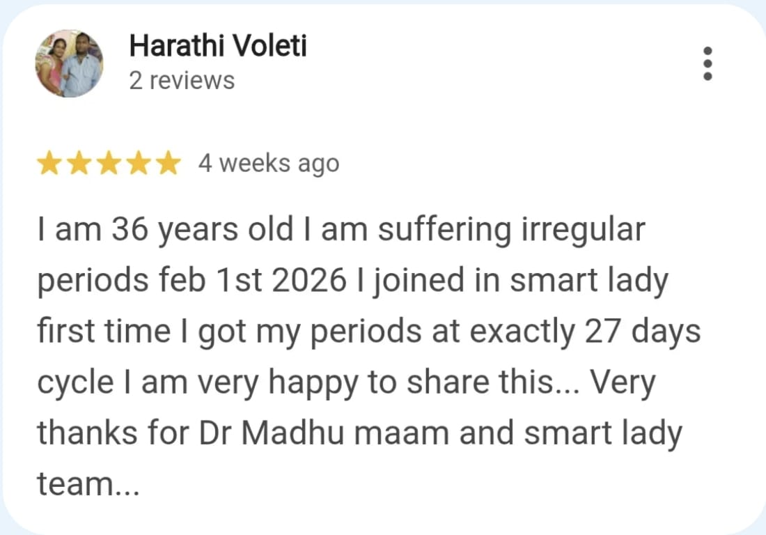 Review from a Smart Lady Health Hub member 9